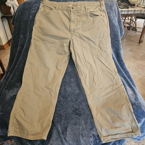 Carhartt Men's Size 42 x32 Loose Fit‎ RN# 14806  Khaki Pants - Picture 1 of 7